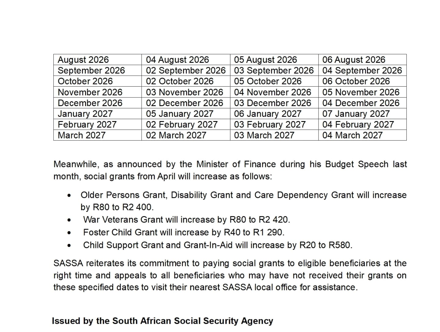 sassa-releases-2026-2027-social-grant-payment-calendar-and-confirms