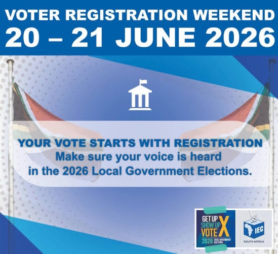 IEC OPENS MASS VOTER REGISTRATION WEEKEND AS SOUTH AFRICA PREPARES FOR ...